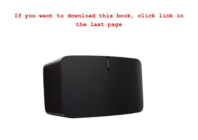 sonos play 5 smart speaker