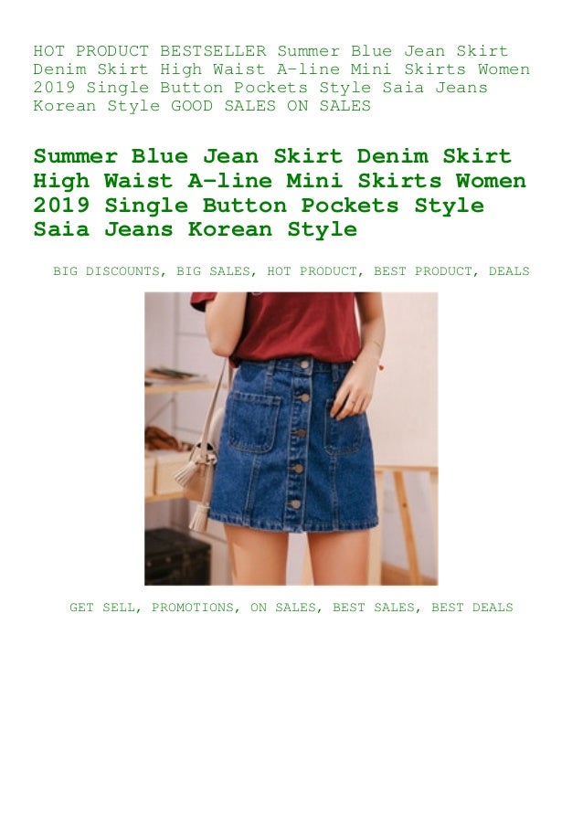 high waisted blue jean skirt
