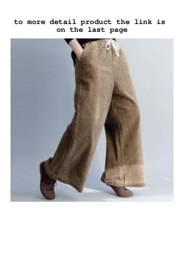 Bestseller Winter Pants Women 2019 Vintage Corduroy Warm Trousers Fem