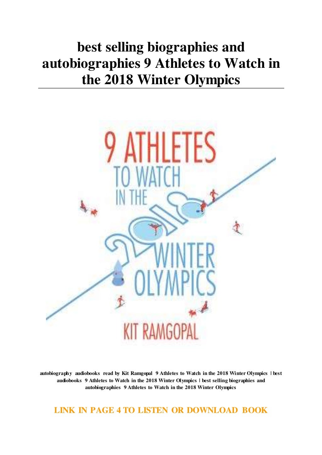 Best Selling Autobiography Books 2018 best selling biographies and autobiographies 9 Athletes to Watch in the