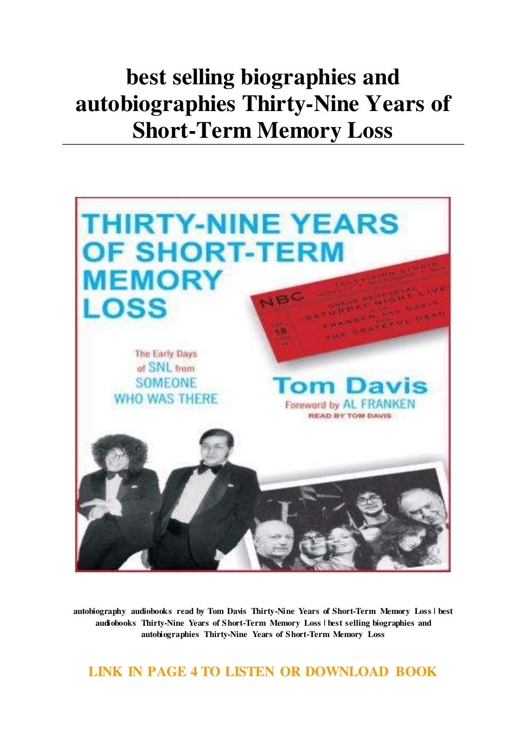 best selling biographies and autobiographies ThirtyNine Years of Short