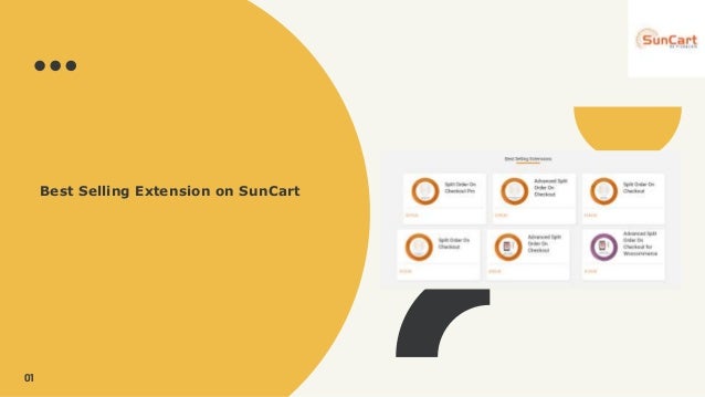 Best Selling Extension on SunCart
01
 