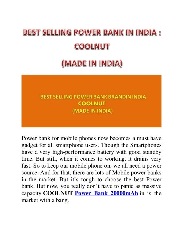 Best Selling Power Bank Brand In India