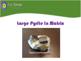 Large Pyrite In Matrix
 