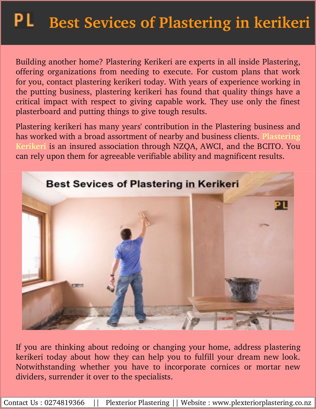 Best sevices of plastering in kerikeri