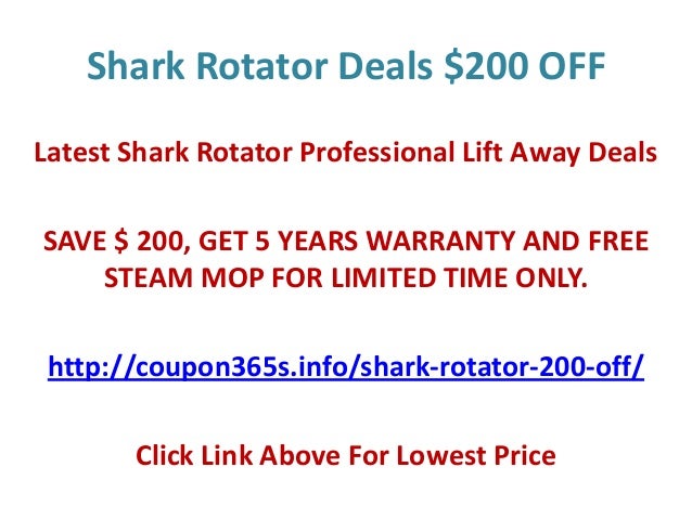 Best Shark Rotator Professional Lift Away Coupon Code Deals $200 OFF