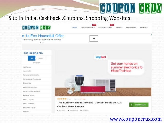 best shopping coupon website in india couponcrux com best website for coupons
