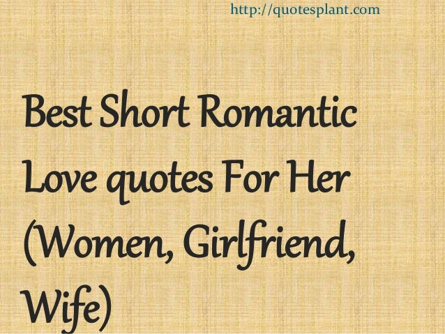 best short love quotes for her