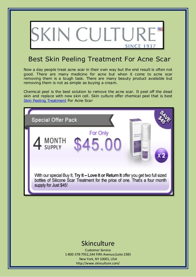 best peeling solution for acne scars