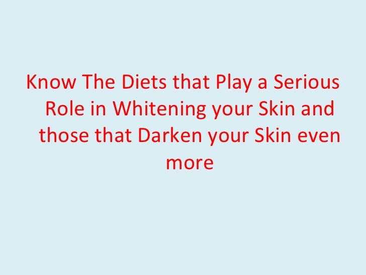 Best skin whitening products
