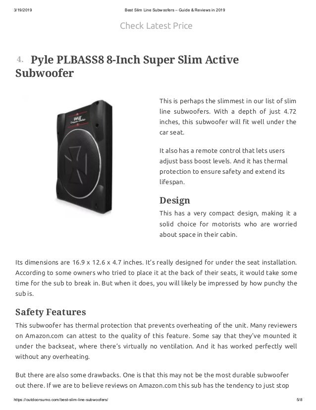 shallow mount subwoofer vs regular best 8 inch shallow mount subwoofer