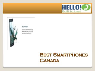 Best Smartphones
Canada
 