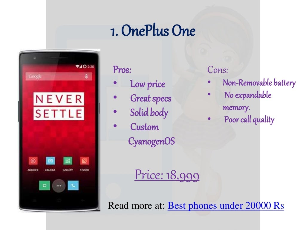 10 Best android phones under 20000