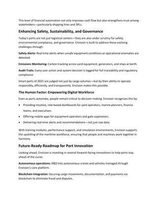 Portvision Fact Sheets.pdf Best Smart Port Software of 2025 Why Envision Leads the Market.pdf