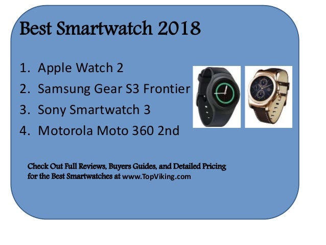 best smartwatch in 2018