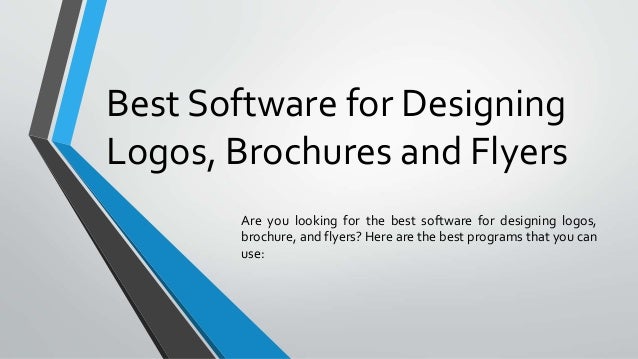 Best Software For Designing Logos Brochures And Flyers