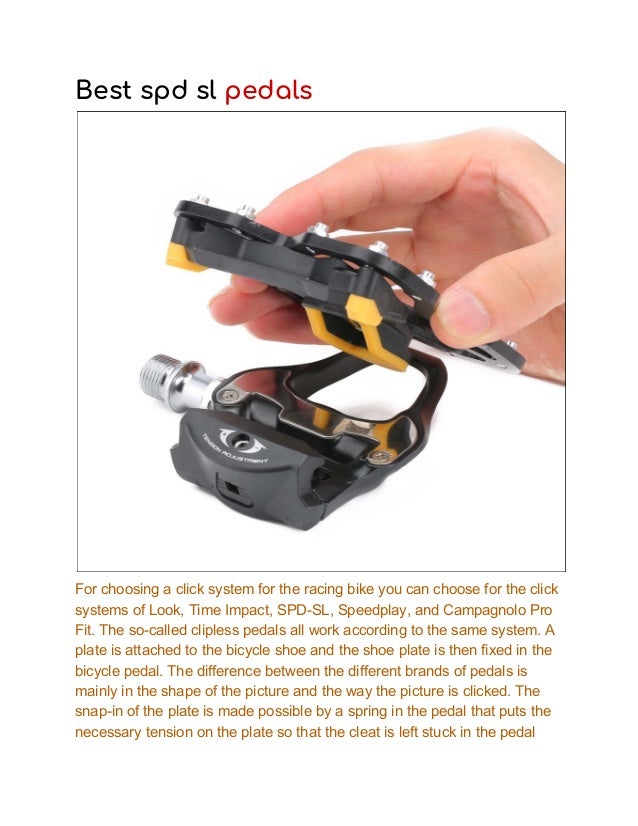 look spd sl pedals