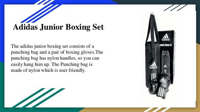 adidas junior boxing set