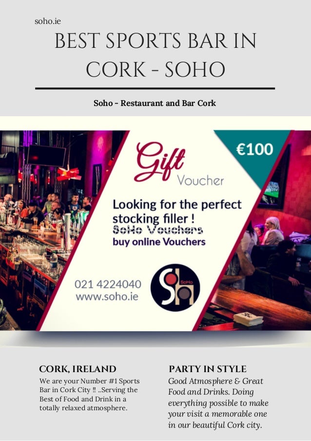 Best sports bar in cork soho