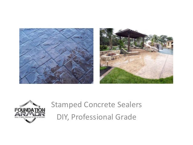 Best Stamped Concrete Sealers Coatings For Stamped Concrete Drivewa