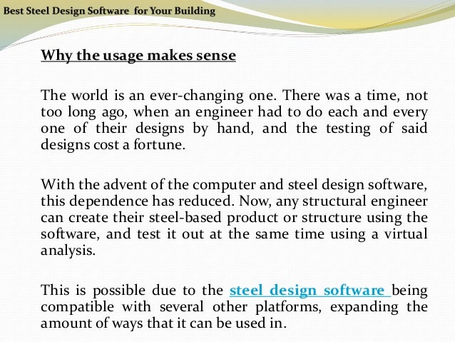 Best Steel Design Software