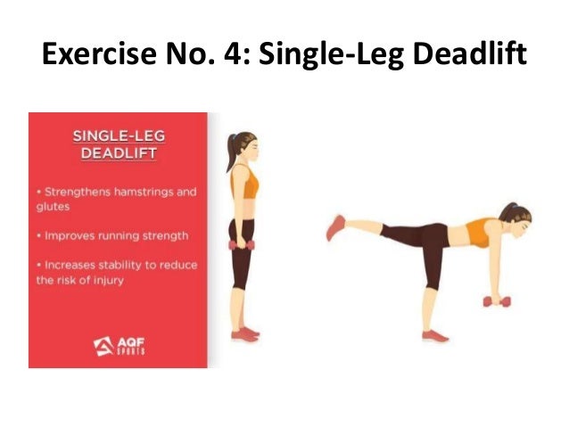 Exercise No. 4: Single-Leg Deadlift
 