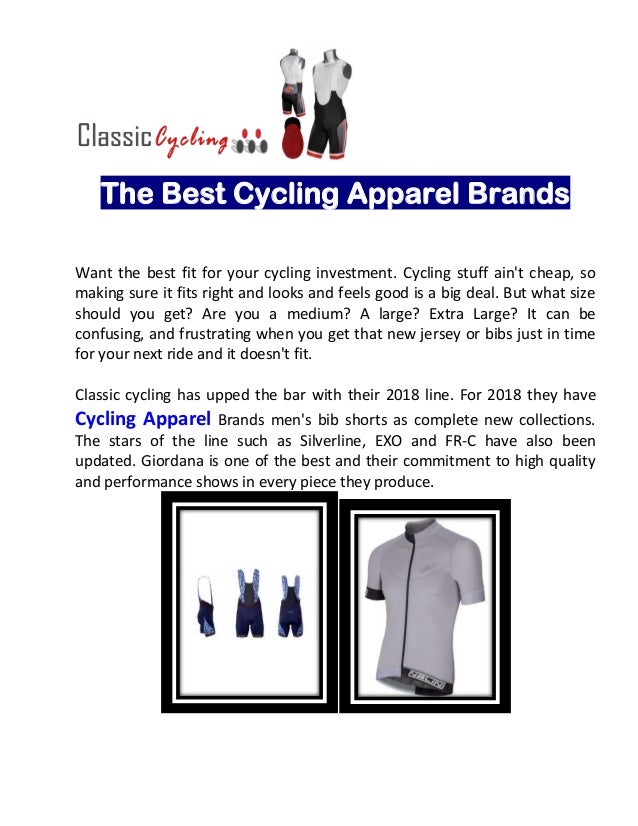 cycling apparel brands