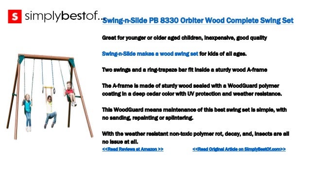 The 5 Best Swing Sets