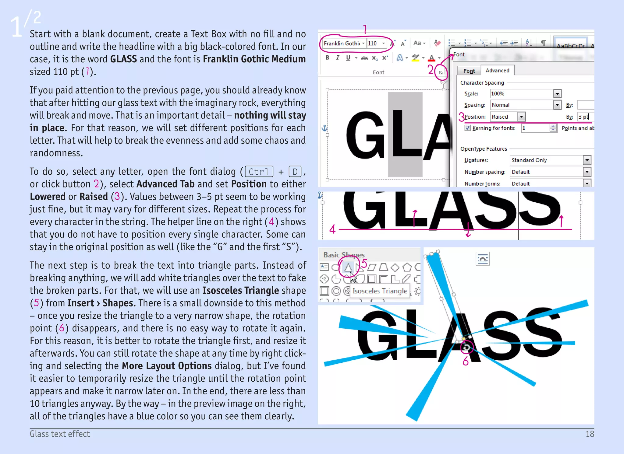 7 Best Text Effects in Microsoft Word | PDF