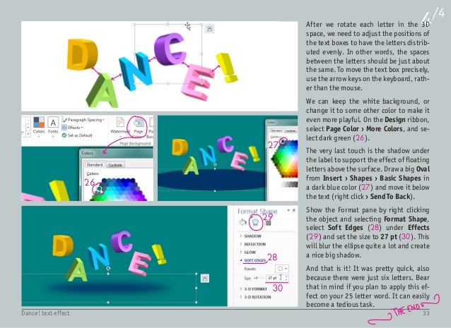 7 best text effects in microsoft word 7 letter word for dance
