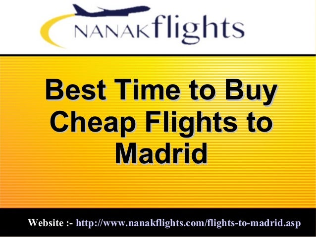 Best time to buy cheap flights