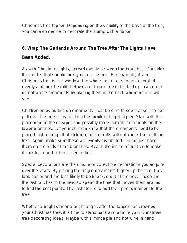 Best tips for setting up a christmas tree