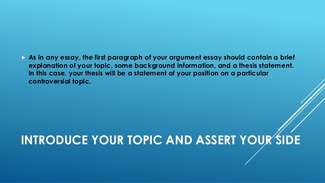 Best Tips to Write Argumentative Essay