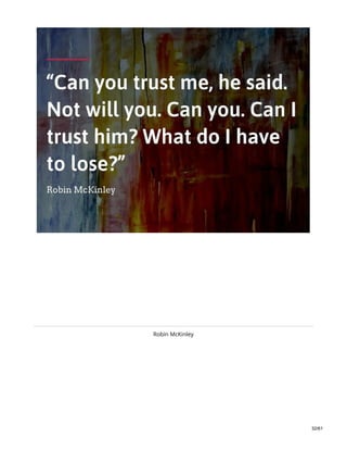 Robin McKinley
32/61
 