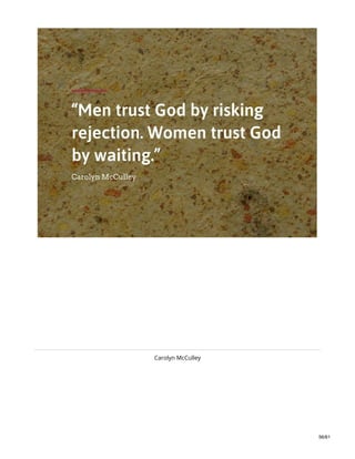 Carolyn McCulley
56/61
 