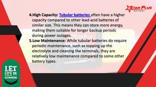 Best Tubular Batteries in Nigeria - Star Plus Battery PPTX
