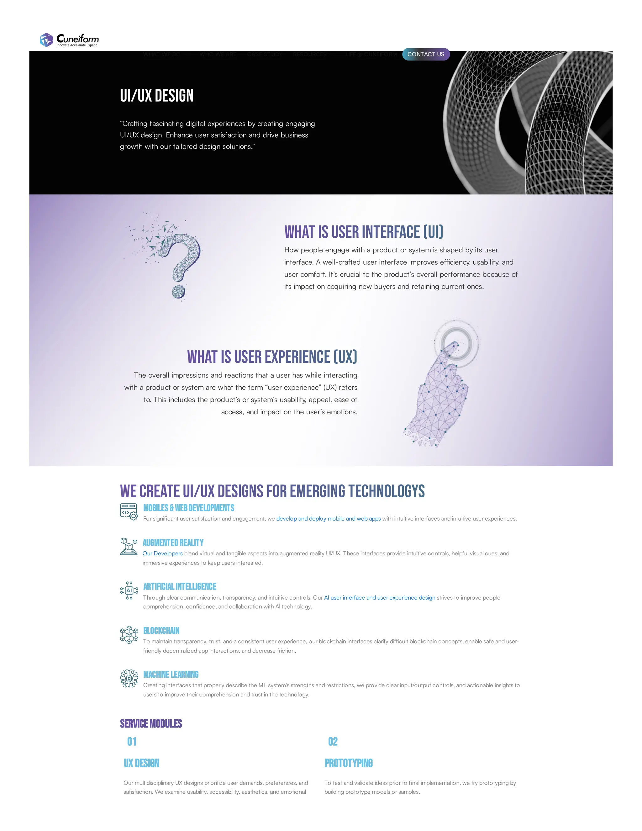 Best UI UX design and development services company USA. | PDF