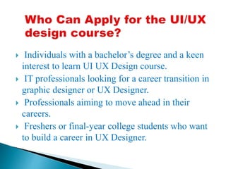 UI UX Design Course in Hyderabad | PPT