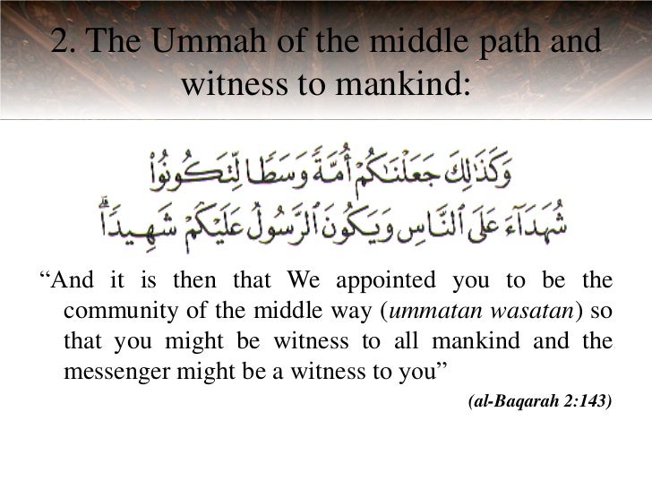 Best ummah raised for humanity