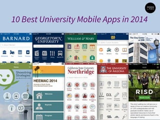 10 Best University Mobile Apps in 2014
 