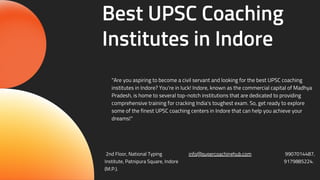 Best UPSC Coaching Institutes in Indore (1).pdf