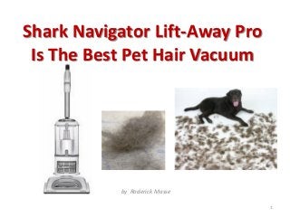 Shark Navigator Lift-Away Pro
Is The Best Pet Hair Vacuum

by Roderick Masse
1

 