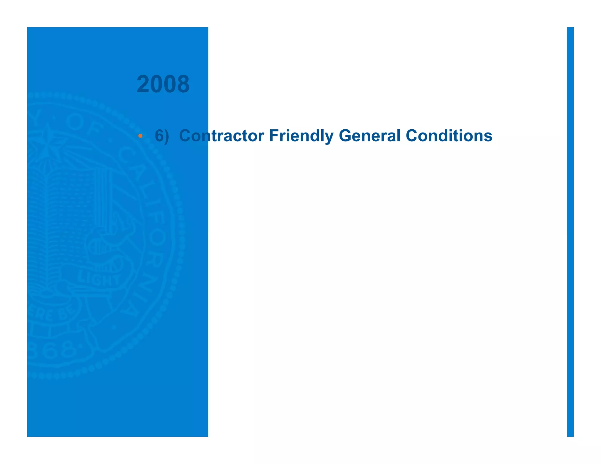 Best Value Contracting for Public Works