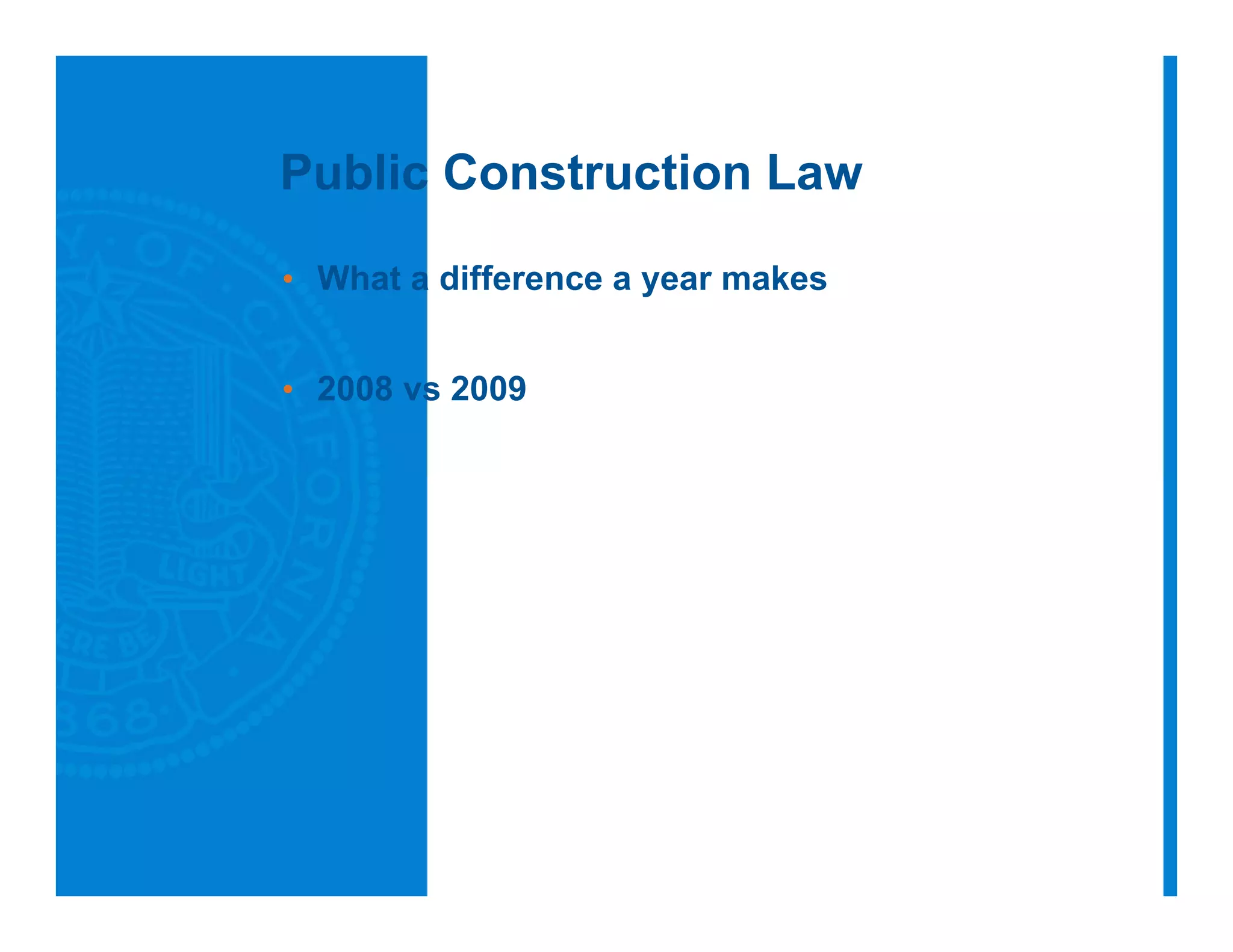 Best Value Contracting for Public Works