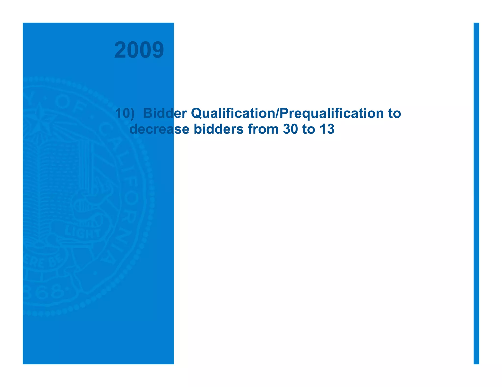 Best Value Contracting for Public Works