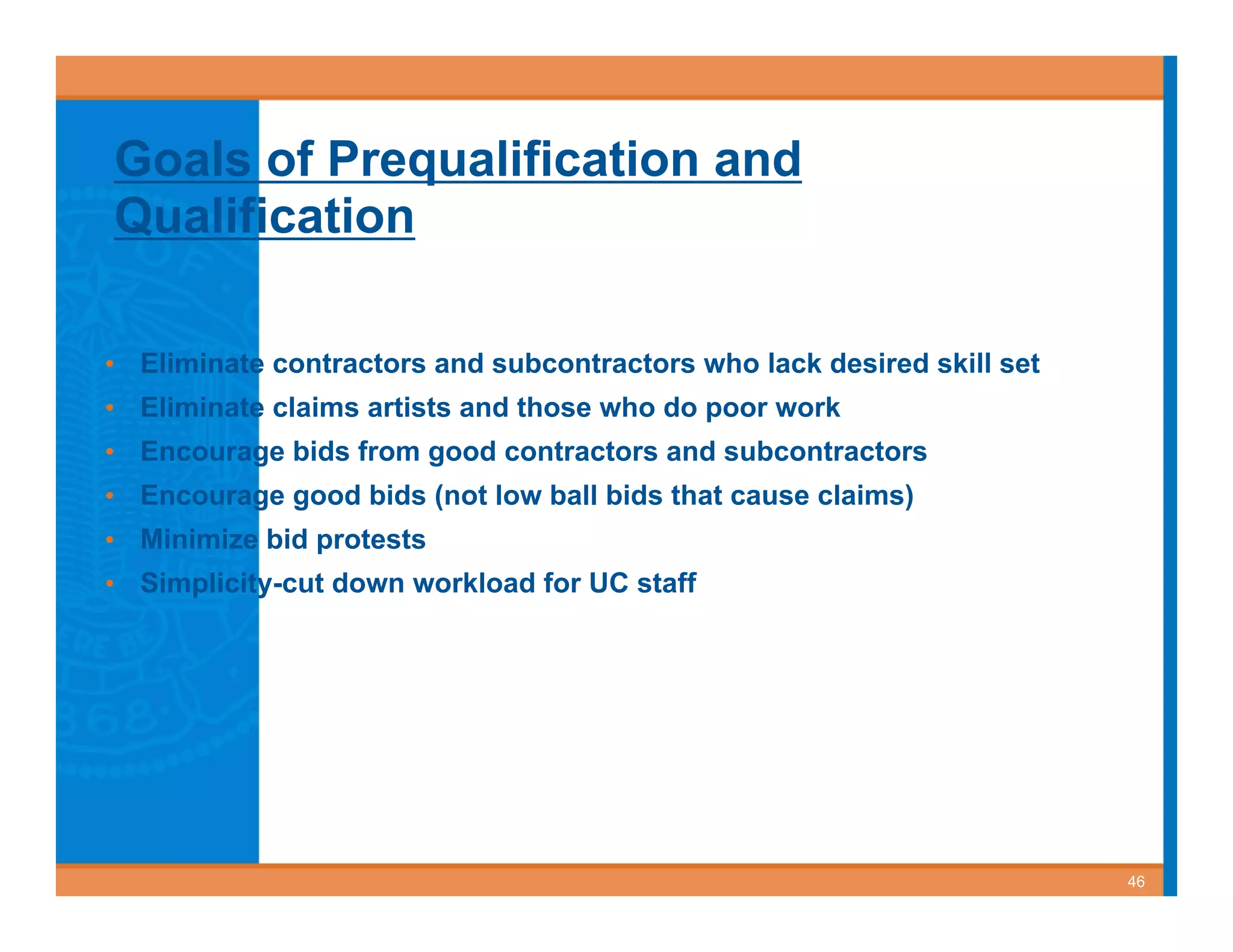 Best Value Contracting for Public Works