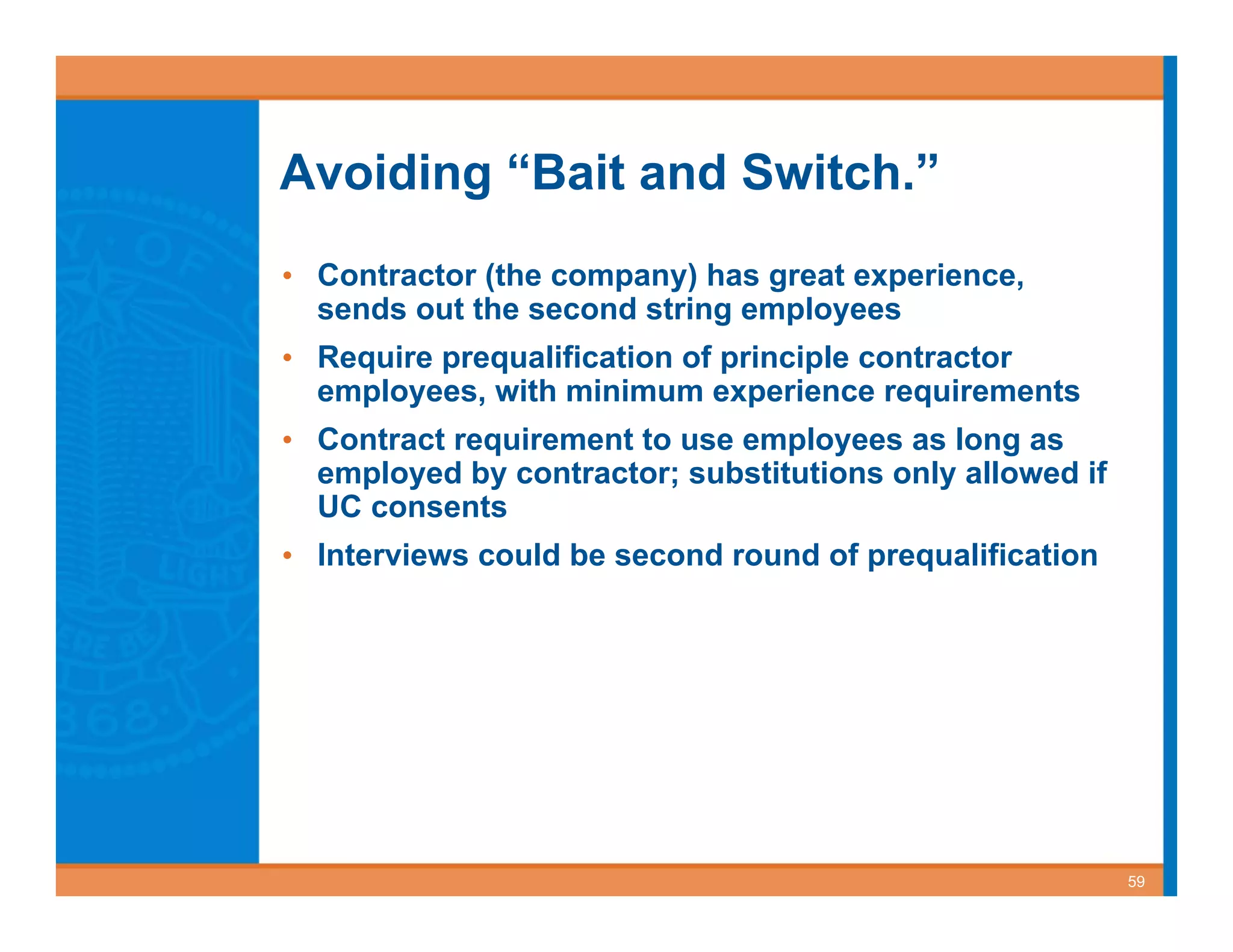 Best Value Contracting for Public Works