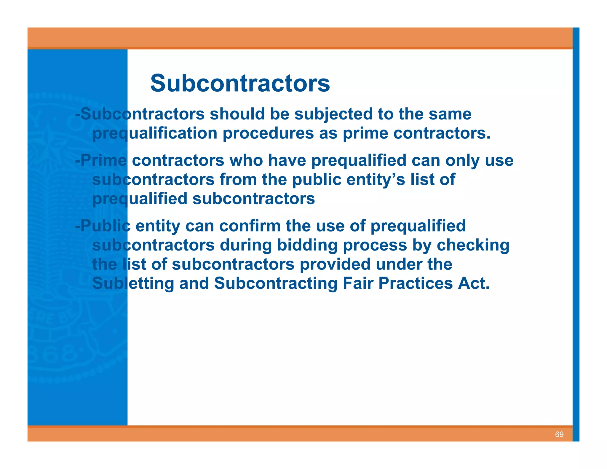 Best Value Contracting for Public Works