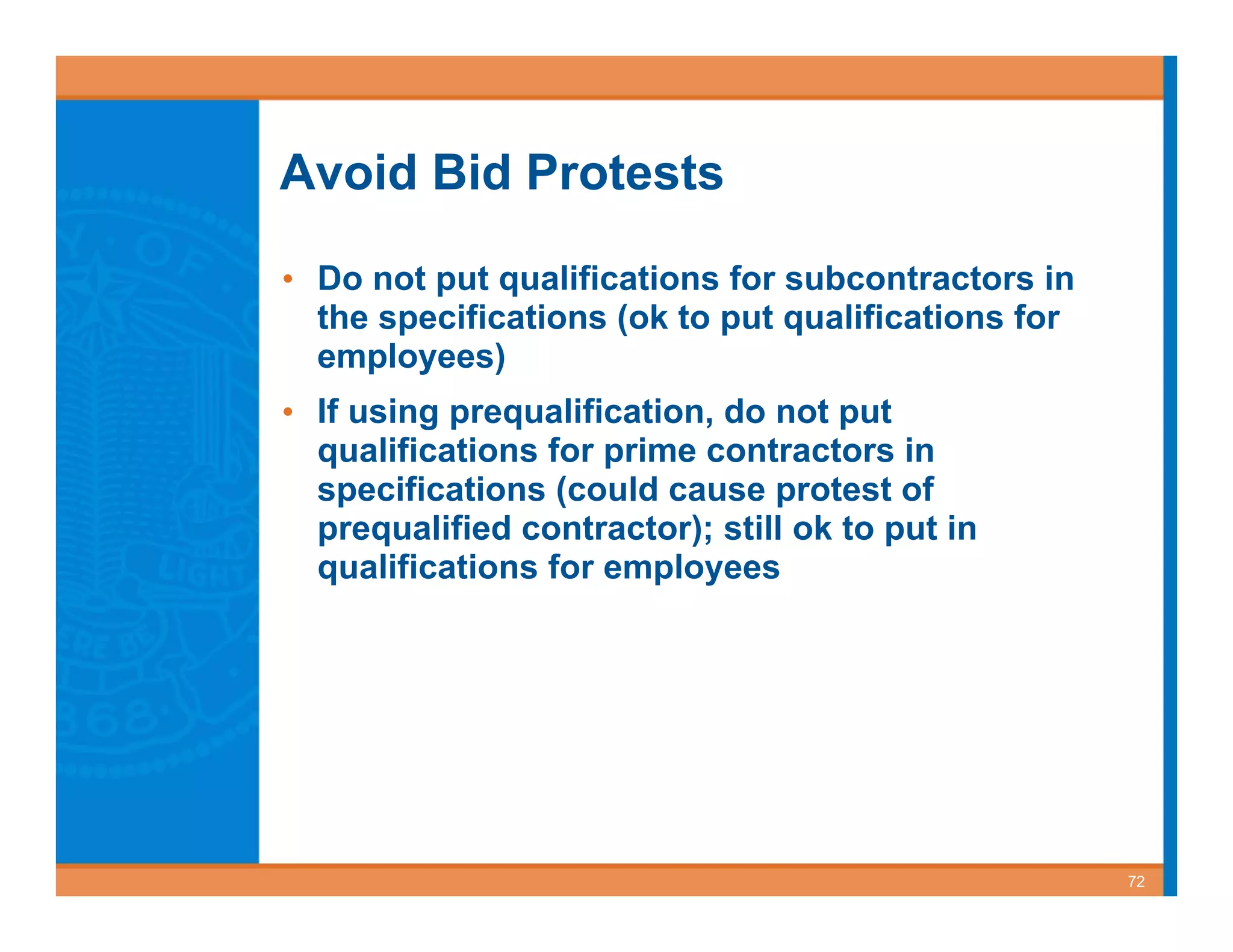 Best Value Contracting for Public Works