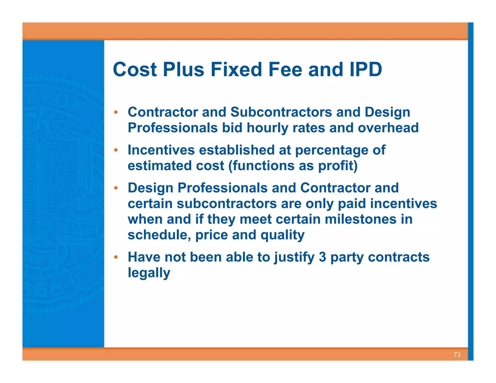 Best Value Contracting for Public Works